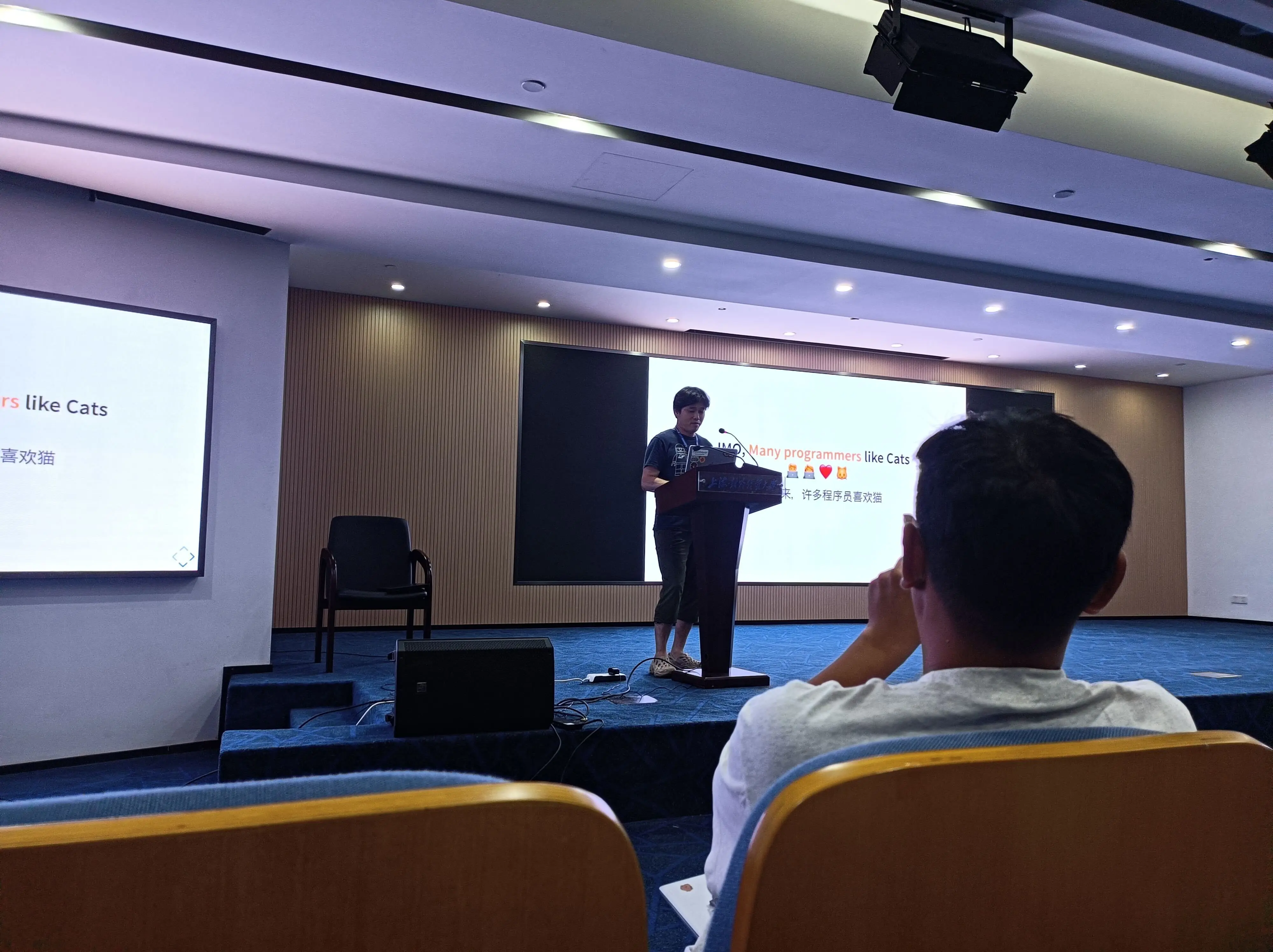 我的闪电演讲现场